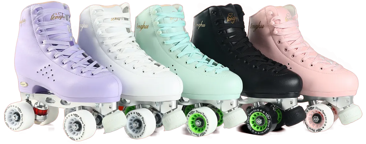 roller skates four colors picture